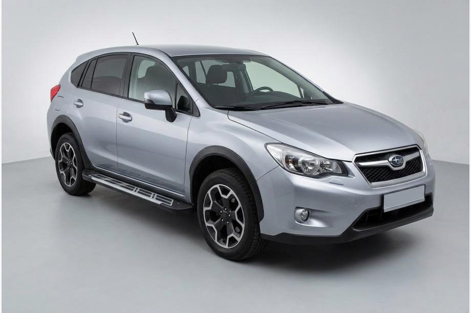 Subaru XV 2011-2017 гг. Боковые Подножки Sunrise (2 шт., Алюминий) Image