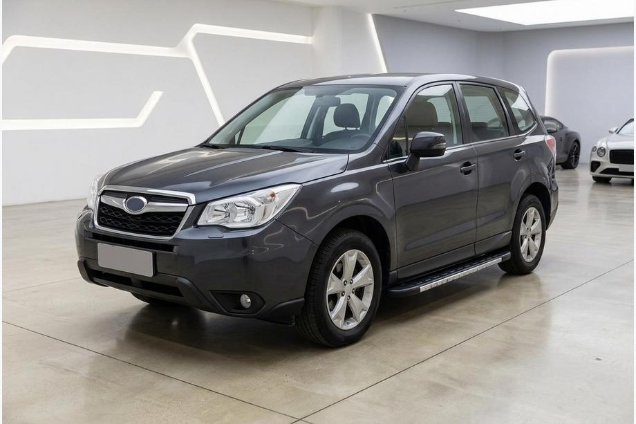 Subaru Forester 2013-2018 гг. Боковые Подножки Duru (2 шт., Алюминий) Image