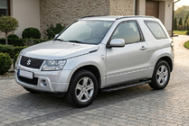 Suzuki Grand Vitara 2005-2017 гг. Боковые Подножки RedLine Black (2 шт., Алюминий) фото 1