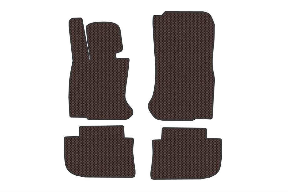BMW 6 серия F12/F13/F06 2011-2018 гг. Резиновые коврики Carsuit (для F06, Коричневые) Фото 1