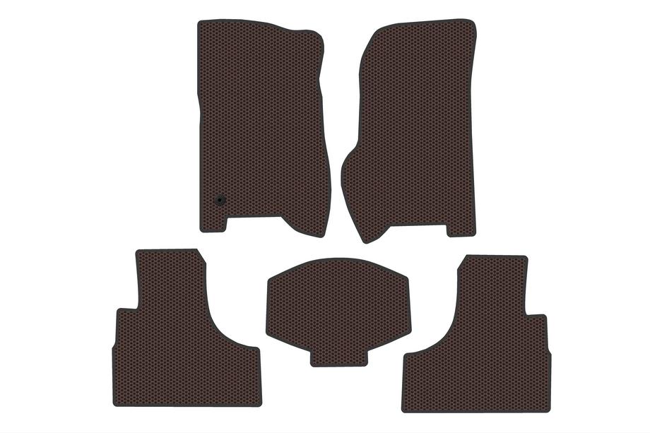Jeep Cherokee/Liberty 2002-2007 гг. Резиновые Коврики Carsuit (Коричневые) Image