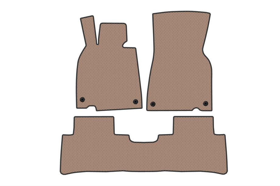 Mercedes EQE Резиновые Коврики Carsuit (Бежевые) Image