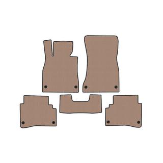 Резиновые коврики Carsuit (Short, бежевые) Mercedes S-сlass W222 2013-2022 гг. фото 1