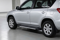 Toyota Rav 4 2006-2013 гг. Боковые пороги RedLine V1 (2 шт., алюминий) фото 1