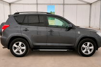Toyota Rav 4 2006-2013 гг. Боковые Подножки Line (2 шт., Алюминий) фото 2
