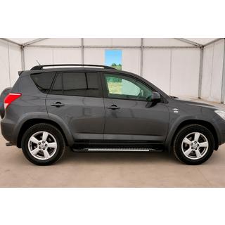 Боковые Подножки Line (2 шт., Алюминий) Toyota Rav 4 2006-2013 гг. фото 2