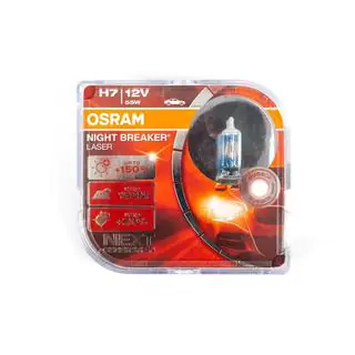 Лампа фары Osram H7 55W Night Breaker Laser 150% 64210NL фото 2