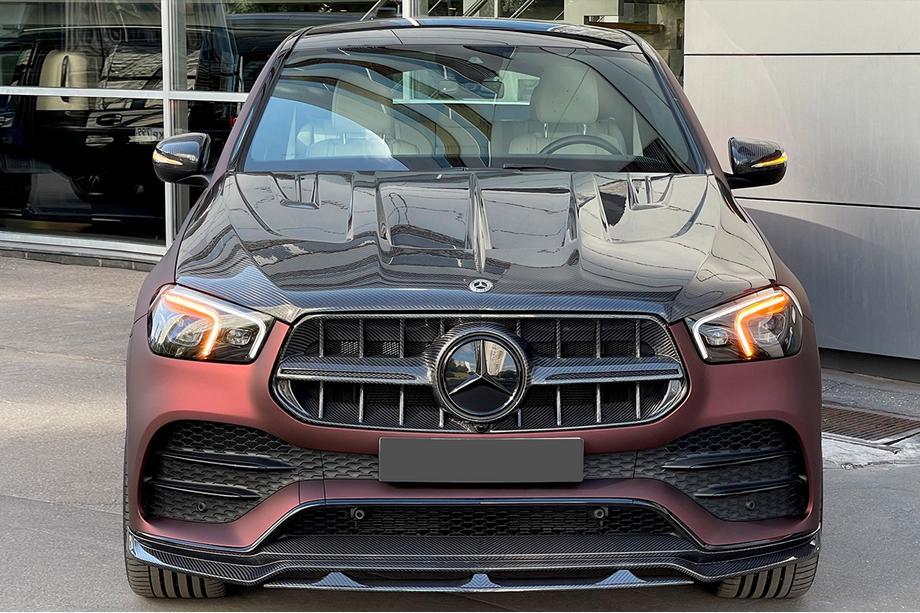 Mercedes GLE coupe C167 2019- гг. Комплект обвеса LRT Carbon (для GLE53/AMG-Line 2019-2023) Фото 6