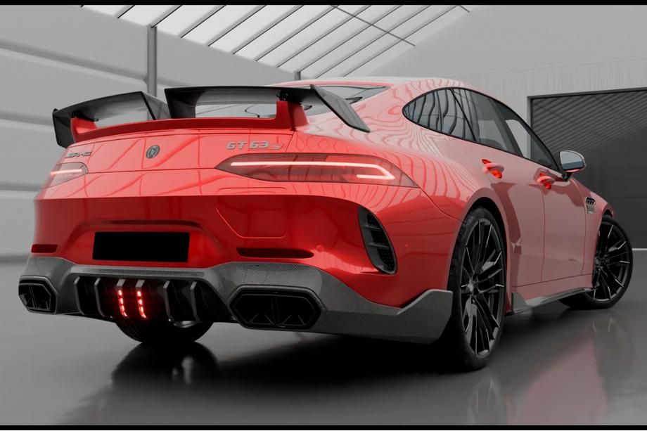 Mercedes AMG GT 4 X290 2018- гг. Комплект обвеса LRT Carbon (для GT63 2018-2022) Фото 7