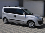 Opel Combo 2012-2018 гг. Боковые трубы Black (2 шт., нержавейка) фото 3