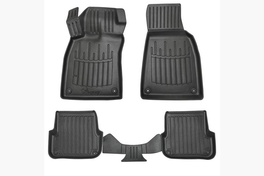 Audi A6 C6 2004-2011 гг. Резиновые коврики Stingray 3D (2004-2006, комплект 4 шт.) Image