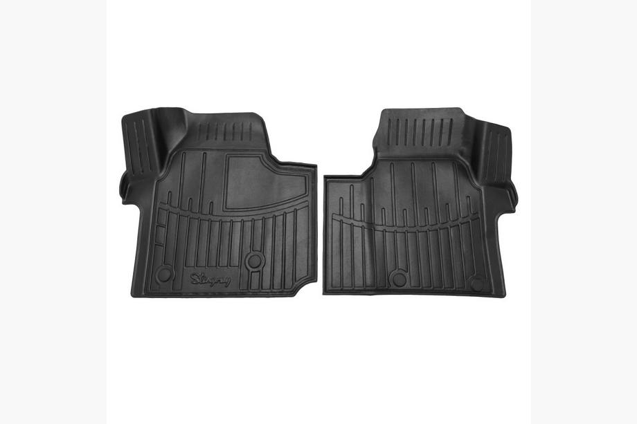 Volkswagen T7 2021- гг. Передние резиновые коврики Stingray 3D (1+2, 2 шт) Image