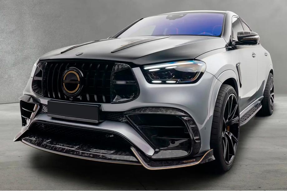 Mercedes GLE coupe C167 2019- гг. Комплект обвеса MNSR Carbon (для GLE63 2023+, Кованный карбон) Image