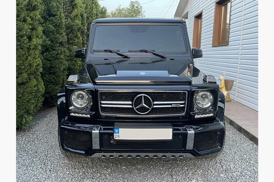 Mercedes G class W463 1990-2018 гг. Накладки на фары (комплект с креплением) Image