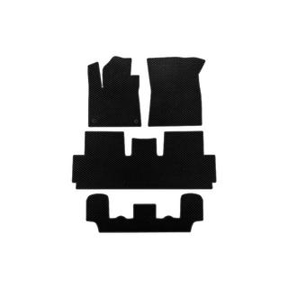 Коврики EVA (Для Grand, 3 ряда, Черный) Citroen C-4 Picasso 2013–2022 гг.