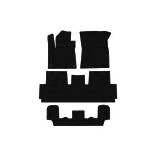 Резиновые коврики Carsuit (для Grand, 3 ряда, Черные) Citroen C-4 Picasso 2013–2022 гг. фото 1