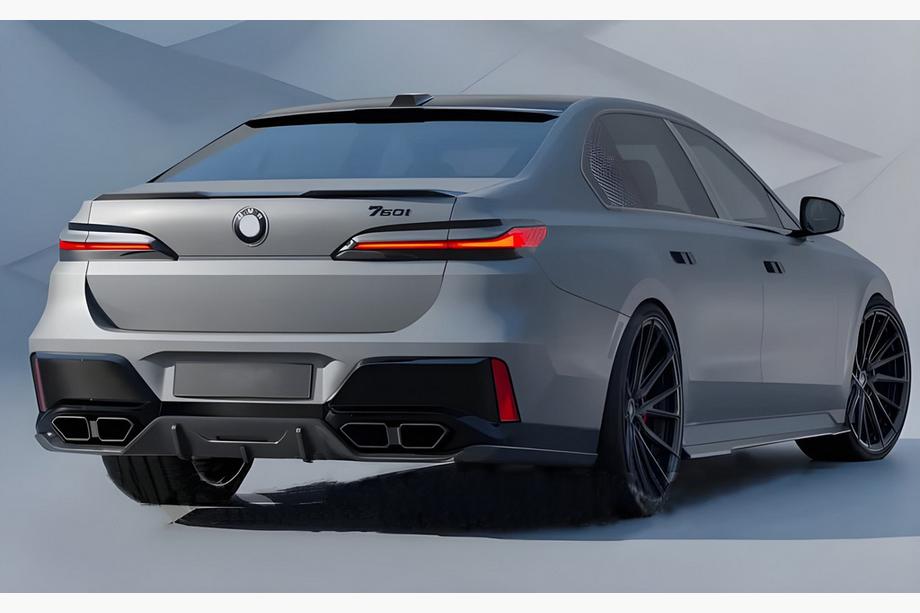 BMW 7 серия G70/G71 2022- гг. Спойлер на стекло (бленда) Image