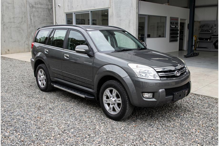 GreatWall Haval/Hover H3 2005-2013 гг. Боковые Подножки Duru (2 шт., Алюминий) Image
