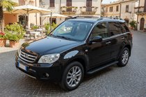 Chery Tiggo 3 2005- гг. Боковые Подножки Allmond Black (2 шт., Алюминий) фото 1