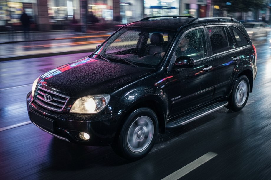 Chery Tiggo 3 2005- гг. Боковые Подножки Duru (2 шт., Алюминий) Image