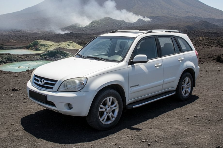 Chery Tiggo 3 2005- гг. Боковые Подножки Fullmond (2 шт., Алюминий) Image
