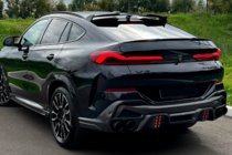 BMW X6 G06 2019–2027 гг. Задний диффузор с насадками LRT (для M-Sport 2023+, Карбон) фото 2