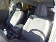 Nissan Qashqai 2014-2021 гг. Авточехлы (Эко-кожа↗Ткань, Premium) фото 27