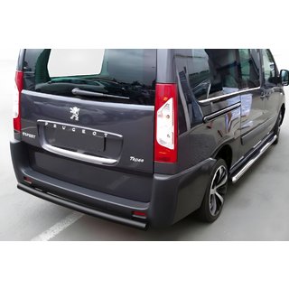 Задняя дуга Black (нерж. сталь) Citroen Jumpy 2007–2017 гг. фото 1