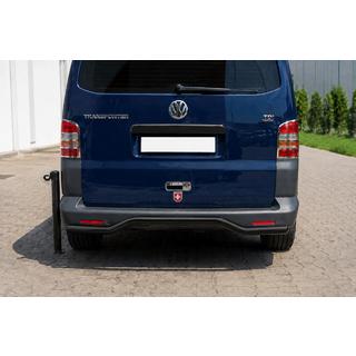 Задняя дуга Wave AK006 Черная (нержавейка) Volkswagen T5 Caravelle 2004-2010 гг.