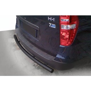 Задняя дуга AK002 Черная (нерж.) Hyundai H300, H1, Starex 2008-2020 гг.
