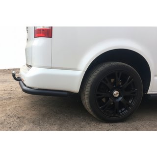 Задние углы AK003 Черный (2 шт, Нержавейка) Volkswagen T5 Transporter 2003-2010 гг. фото 2