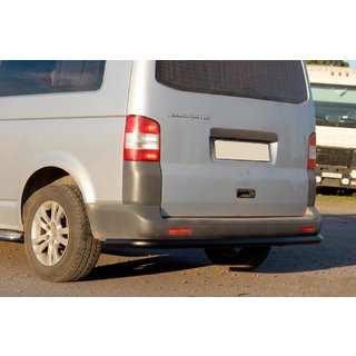 Задние уголки AK003 Черные (2 шт., нержавейка) Volkswagen T5 Caravelle 2004-2010 гг. фото 3