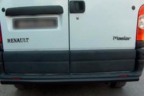 Nissan NV400 2010-2024 гг. Задняя дуга Black (нерж. сталь) фото 3