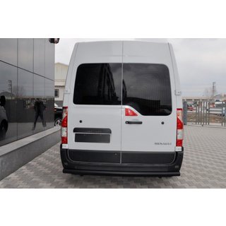 Задняя дуга Black (нерж. сталь) Nissan NV400 2010-2024 гг. фото 1