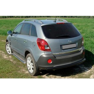 Задняя дуга AK002 Черная (нерж.) Opel Antara 2006-2017 гг.