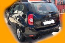 Renault Duster 2008–2017 гг. Задняя дуга Black (нерж.) фото 5