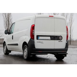 Задние угловые дуги AK003 Черный (нерж. сталь) Fiat Doblo II 2010-2022 гг. фото 4