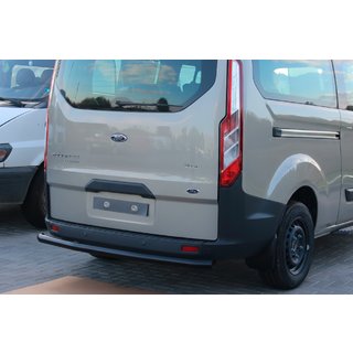 Задняя дуга AK002 Черная (нерж. сталь) Ford Custom 2013-2022 гг. фото 2