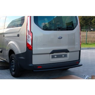 Задняя дуга AK002 Черная (нерж. сталь) Ford Custom 2013-2022 гг. фото 3