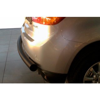 Задняя дуга AK002 Черная (нерж.) Mitsubishi ASX 2010-2023 гг. фото 1