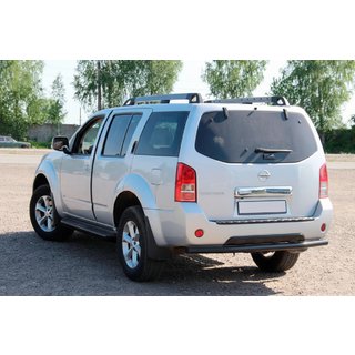 Задняя дуга AK002 Черная (нерж. сталь) Nissan Pathfinder R51 2005-2014 гг. фото 3