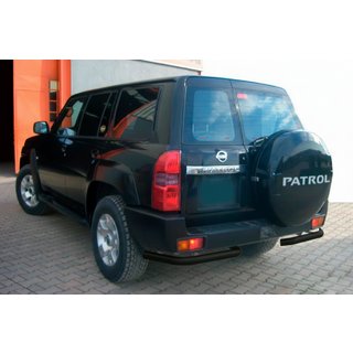 Задние углы AK003 Черный (2 шт, Нержавейка) Nissan Patrol Y61 1997-2011 гг.