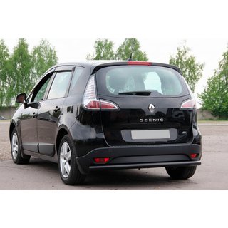 Задняя дуга AK002 Черная (нерж. сталь) Renault Scenic/Grand 2009-2016 гг. фото 3