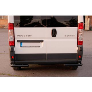 Задние уголки AK003 Черные (2 шт., нержавейка) Fiat Ducato 2006-2025 гг. фото 3
