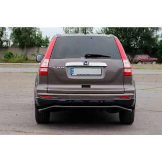 Задняя дуга AK008 Черная (нерж. сталь) Honda CRV 2012-2016 гг. фото 4