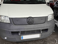Volkswagen T5 Transporter 2003-2010 гг. Зимняя накладка на решетку радиатора глянцевая фото 1