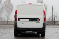 Opel Combo 2012-2018 гг. Задние угловые дуги AK003 Черный (нерж. сталь) фото 3