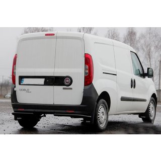 Задние угловые дуги AK003 Черный (нерж. сталь) Opel Combo 2012-2018 гг. фото 4