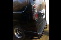 Fiat Talento 2016- гг. Задние уголки Black (2 шт., нержавейка) фото 2
