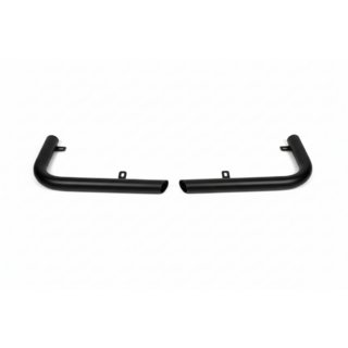 Задние угловые дуги AK003 Черный (нерж. сталь) Mercedes Vito W638 1996-2003 гг. фото 2